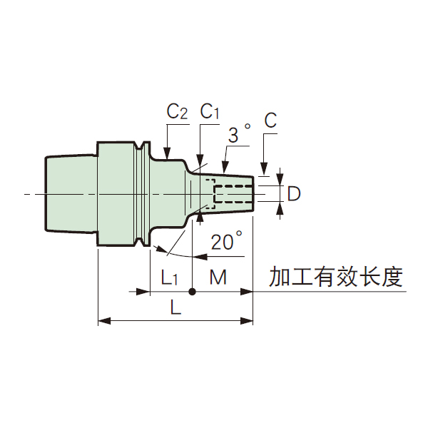 MST恩司迪 E25-SLRA3/SLRA4/SLSA3.175系列 UNO次微米热缩刀柄图3