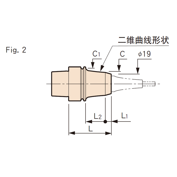 MST恩司迪 A40-SLK6系列 两体式6型热缩刀柄本体图3