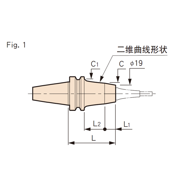 MST恩司迪 A50-SLK6系列 两体式6型热缩刀柄本体图3