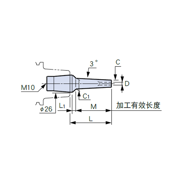 MST恩司迪 SLIMLINE筒夹3毫米系列 两体式12型热缩刀柄刀杆图3