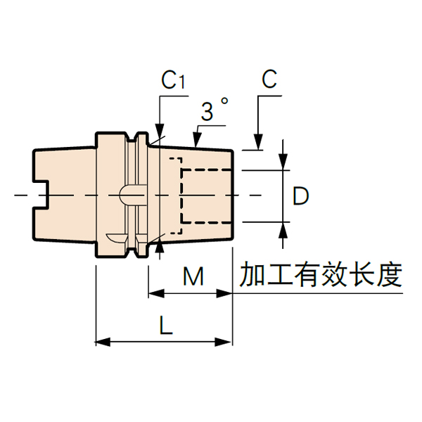 MST恩司迪 A63-SLRB12S/SLFB12S系列 强力型热装刀柄图5