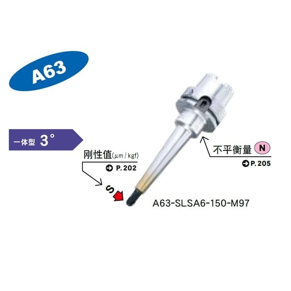 MST恩司迪 A63-SLSA3/SLRA3/SLFB3系列 一体式热缩刀柄图3