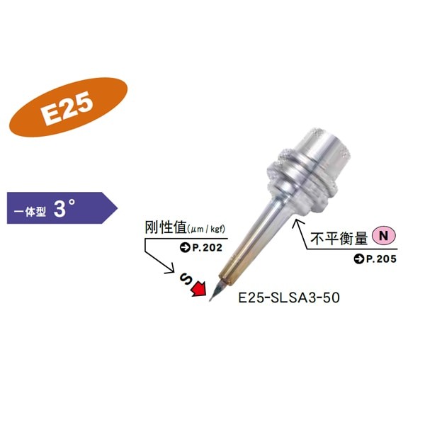 MST恩司迪 E25-SLSA3.175系列 一体式热缩刀柄图3