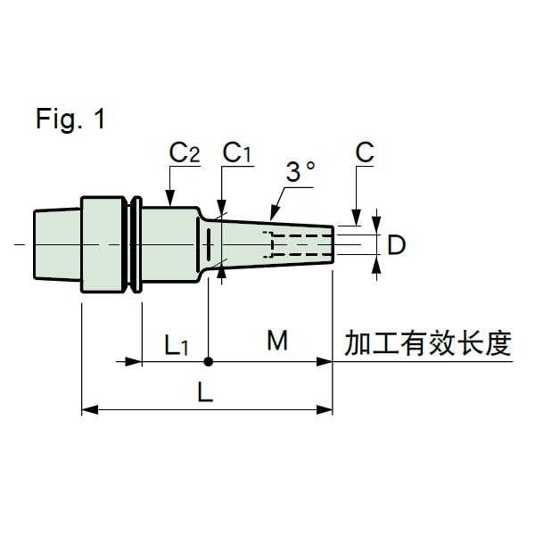 MST恩司迪 E32-SLSA3.175系列 一体式热缩刀柄图4