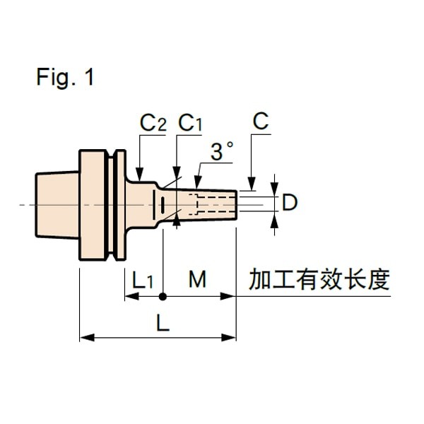 MST恩司迪 F63-SLSA3/SLRA3/SLFB3系列 一体式热缩刀柄图4