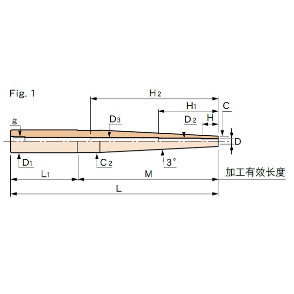 MST恩司迪 ST10-SLSA3/SLSA3.175/SLSA4/SLSA5系列 直柄延长杆标准型图3