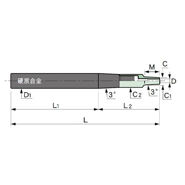 MST恩司迪 ST10C-SLSA3/SLSA4系列 直柄延长杆硬质合金型图3